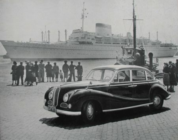 BMW 502 Modelprogram 1954 Carbrochure (4695)